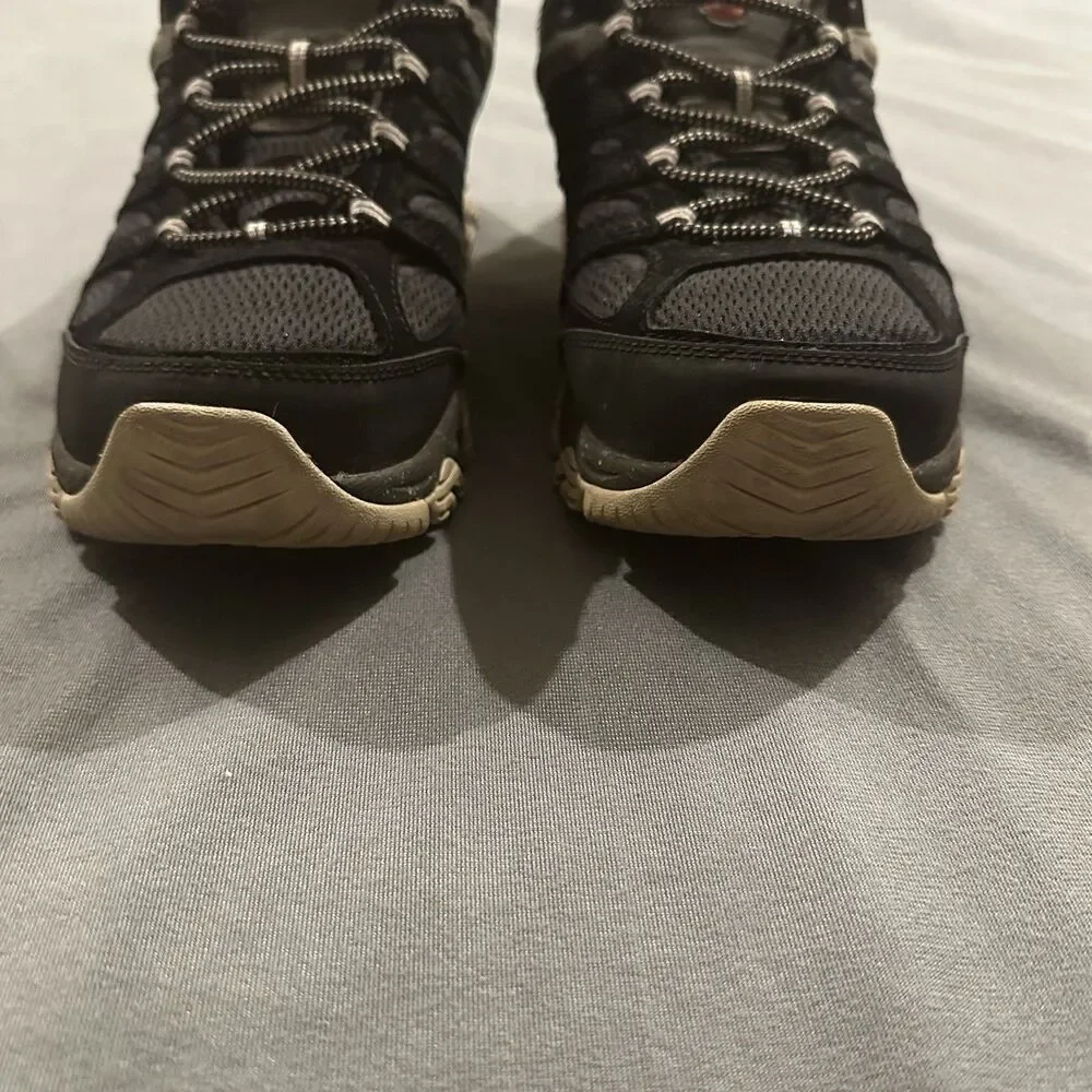 Merrell Moab 3 Hiking Shoes Mens 11 J036281W Athletic Suede Black Gray Vibram